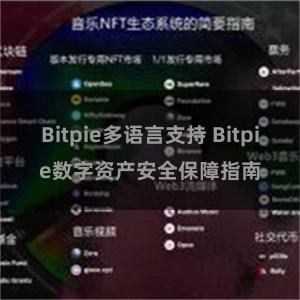 Bitpie多语言支持 Bitpie数字资产安全保障指南