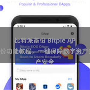 比特派备份 Bitpie APP备份功能教程，一键保障数字资产安全