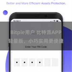 Bitpie用户 比特派APP轻量版，小巧实用更便捷