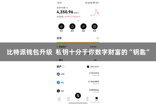 比特派钱包升级 私钥十分于你数字财富的“钥匙”